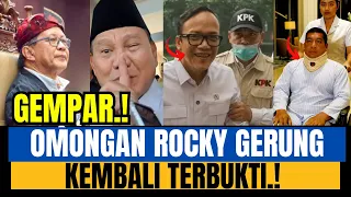 VIRAL.! OMONGAN ROCKY GERUNG KEMBALI TERBUKTI.?