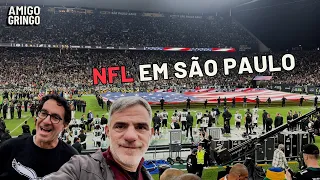GRINGOS NO PRIMEIRO JOGO DA NFL NO BRASIL
