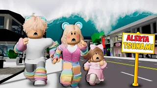 SOBREVIVEMOS AO MAIOR TSUNAMI em BROOKHAVEN