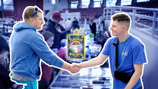 I bought my FIRST EVER PSA 10 gold star card! | Pokemon Card Vendor POV