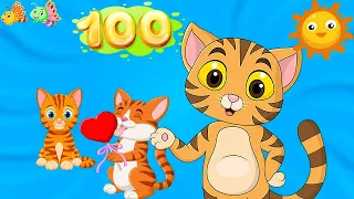Bir Kedi Varmış Yüze Kadar Sayarmış - Sayıları Öğreten Çocuk Şarkısı
