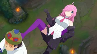 mommy katarina steps on naughty teemo mains ( ` ω ´ )