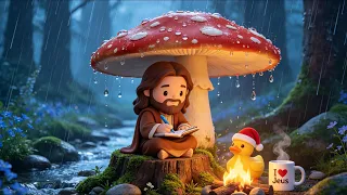 🍄 Sheltered in Grace | Cozy Lo-fi for Rainy Peace