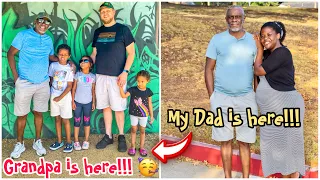 SURPRISING MY HOMESICK PREGNANT WIFE WITH HER DAD FROM ZAMBIA!!! 🇿🇲🥰