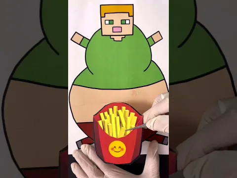 Minecraft Alex got so fat😱 #reallife #minecraft #майнкрафт #shorts #youtubeshorts #short
