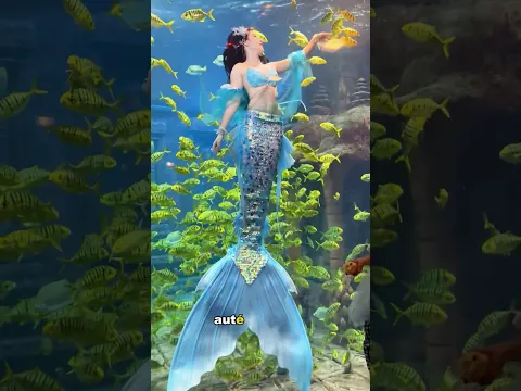 A los niños les gusta mucho su actuación de sirena❤️#shortvideo