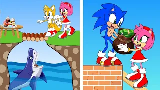 Mood Toons TOP 5 Animation stories | Sonic with Friends