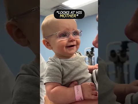 He Saw For The First Time