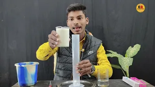 दूध में पानी की मिलावट पता करे![ how to check water presence in milk.] lactometer #milk #viralvideo