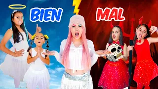 HERMANAS BUENAS VS HERMANAS MALAS 😈👼