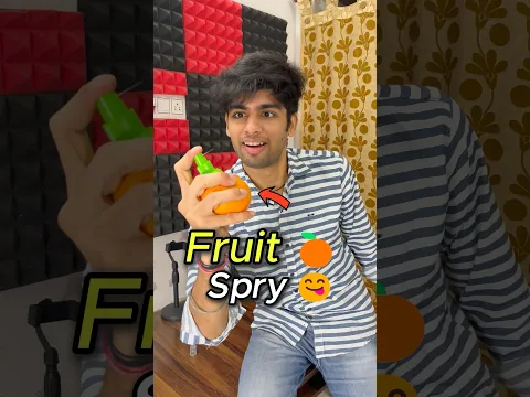 FRUIT SPRAY GADGET 😱💀 | MINI VLOG #shorts #viral #ashortsaday