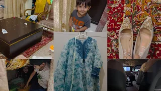Bachon ne bnaya apna ghar | shadi | minaal ko hua bukhar | tough routines of moms🤷‍♀️