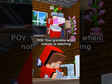 JJ vs Grandma Sister - MAIZEN Minecraft Animation