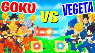 50 BOSS GOKU vs 50 BOSS VEGETA ! Evènement Fortnite Dragon Ball