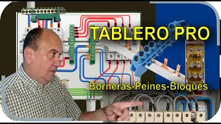 Montaje Profesional de tableros | Bornes, puentes y peines explicados al detalle.