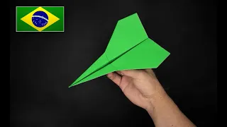 Como fazer um Avião de Papel que voa muito bem! - Modelo 3