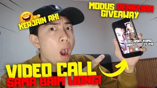 KERJAIN PENIPUAN GIVEAWAY BAIM WONG LEWAT VIDEO CALL! DIKASIH 125 JUTA?!