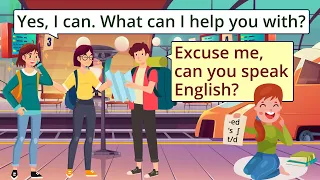 Help foreigners and talk about learning English on the Internet