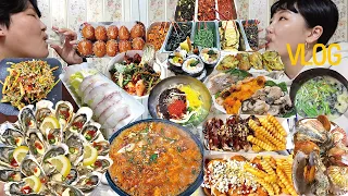 하루만에 3kg 찐 1박2일 통영 거제 여행 먹방 브이로그 | 멸치쌈밥 안주 무한리필 술집 굴 보쌈 모둠해산물 시락국 우짜 꿀빵 바람의핫도그 카구리 생선구이 Mukbang VLOG