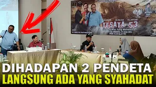 MENGEJUTKAN, SYAHADAT DIDEPAN 2 PENDETA USAI DEBAT WANITA INI DITUNTUN DONDY TAN LANGSUNG