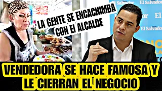 VENDEDORA SE HACE FAMOSA Y LE CIERRAN EL NEGOCIO, SE ENCACHIMBAN CON EL ALCALDE HENRY FLORES.