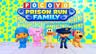 Pocoyo Prison Run Family Gameplay 👮‍♂️🚔 | Funny Kids Game