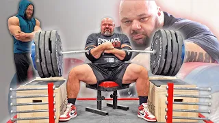 Brian Shaw Vs. Grizzly (Zercher Shrug)