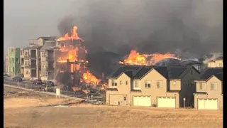 100 mph Winds Driving Fire Thru Colorado/Evacuation Orders
