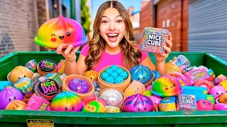 ENCONTRAMOS UNA CAJA MISTERIOSA DE DUMPLINGS Y SQUISHIES VIRALES EN LA BASURA
