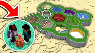 EU PRENDI TODOS OS MOBS REMOVIDOS DO MINECRAFT EM UM ZOOLÓGICO