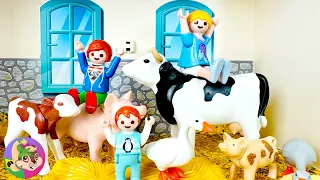 🐮 A família Vogel na fazenda 🐷 Parte 1 🚜🌾 Filme Playmobil