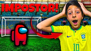 DESAFIO DO IMPOSTOR NO FUTEBOL #desafiodefutebol #desafiofutebol #impostor