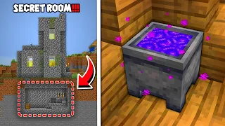 I Found Minecraft Rare Hidden Secret Rooms in Structures