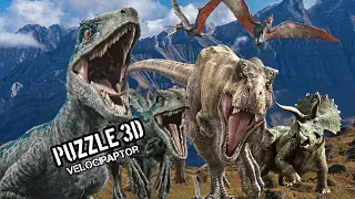 Puzzle 3D Velociraptor