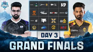 ONEGAME PRO CHAMPIONSHIP | DAY 3 | GRAND FINALS  | BGMI | SEASON 3 | #iqoosoul #godlike