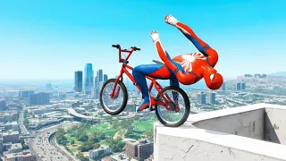 SPIDER-MAN’s CRAZIEST GTA 5 Ragdoll Jumps & Fails 😱🔥 | Euphoria Physics