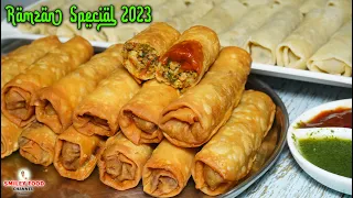 चिकन रोल जिसे रोजेदार सबसे ज्यादा खाना पसंद करते है Iftar special Chicken Spring Roll by Smiley Food