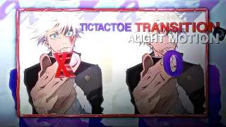 TICTACTOE CANDY TRANSITION (Tutorial) ~ Alight Motion