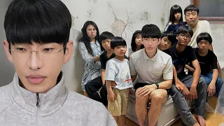 8남매에게 집을 새집으로 바꿔줬습니다