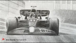 CÓMO DIBUJAR A CHECO PÉREZ EN SU F1 - GP DE MÓNACO
