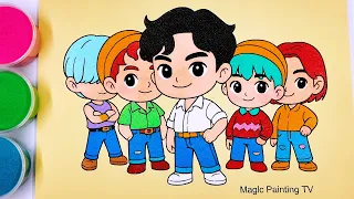Baby Saja Boys💞👦Kpop Demon Hunter #trending #cartoon #kpop #kpopdemonhunter #sajaboys #kidsart