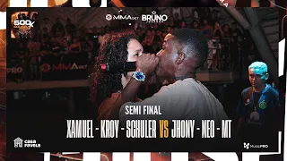 (JOGOU NA CARA 🔥😱) JHONY MC, NEO E MT X XAMUEL, SCHULER E KROY - SEMI FINAL - #BDC500K