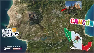 FORZA HORIZON 5 - MAPA OFICIAL! Chiapas, Hidalgo, Los Cabos, Cancún, GTO, Chihuahua y más ciudades!