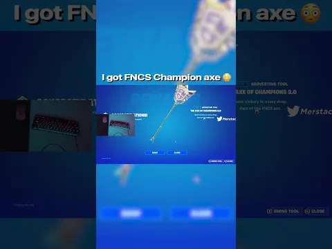 MERSTACH GOT THE FNCS PICKAXE! 🪓🏆
