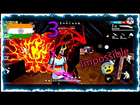 Can I kill a whole Squad solo Handly??😱🥵 || Impossible 1 vs 3 situation 😰🤯 (love u all❤️❤️🇮🇳)