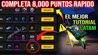 SISTEMA de LOGROS como CONSEGUIR 8000 puntos sistema de logros Emote Baño de sol Recompensas LATAM