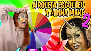 A ROLETA ESCOLHEU A MAKE #2 - UNICÓRNIO 🦄😍