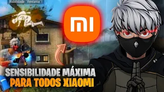 SAIU!! COMO AUMENTAR A VELOCIDADE DA SUA SENSIBILIDADE AO MÁXIMO XIAOMI FREE FIRE 2025