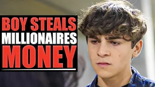 Boy STEALS Millionaires MONEY, What Happens Is SHOCKING! Ayden Mekus