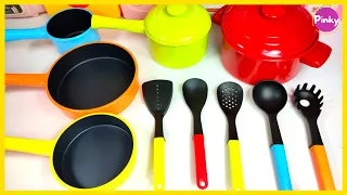 💜[Toy ASMR]💜 Kitchen Set Toys Cooking Video ASMR Satisfying with Unboxing No Talking Review Toys